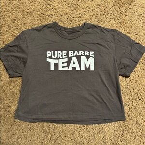 Pure Barre Team Cropped Tshirt